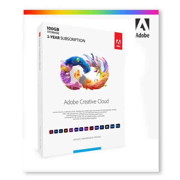 Adobe Creative Cloud Subscription | All Apps | 1 Year Account | Instant Delivery